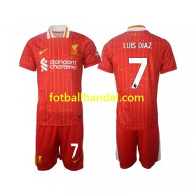 Barn Fotballdrakter Liverpool Luis Diaz 7 Hjemme 2024-25 Kortermet
